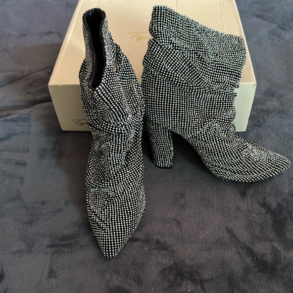 Rhinestone slouch bootie - Picture 1 of 3